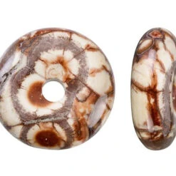 Dakota Stones Birds Eye Rhyolite 25mm Donut Pendant