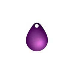 Weave Got Maille Purple & Silver Smooth Mermaid Scales, Small (fifty)