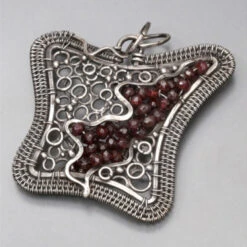 Intermediate Wire Weaving Class, Effervescent Pendant, November 12th, 2022 10am-4pm (Each)