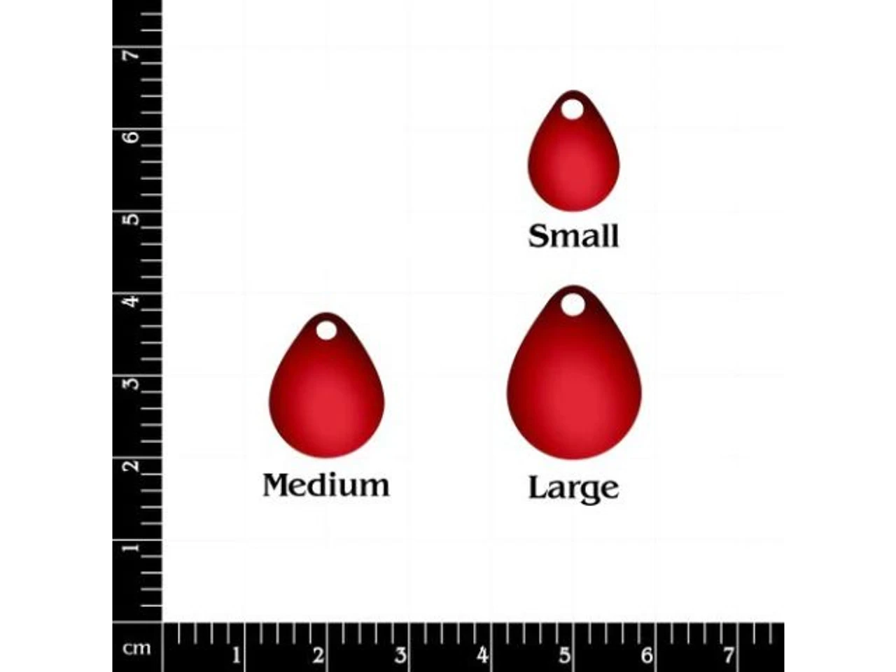 Weave Got Maille Red & Silver Smooth Mermaid Scales, Large (fifty) 3 Weave Got Maille Red & Silver Smooth Mermaid Scales, Large (fifty) - Image 3