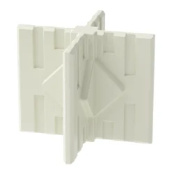 Panel Connectors - CX1W Cream White Middle/Foot 4-Way | GOGO Panels