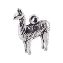 Sterling Silver 19mm Llama Charm (Each)