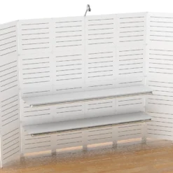 Used Slatwall | Capital Pure White 10x10