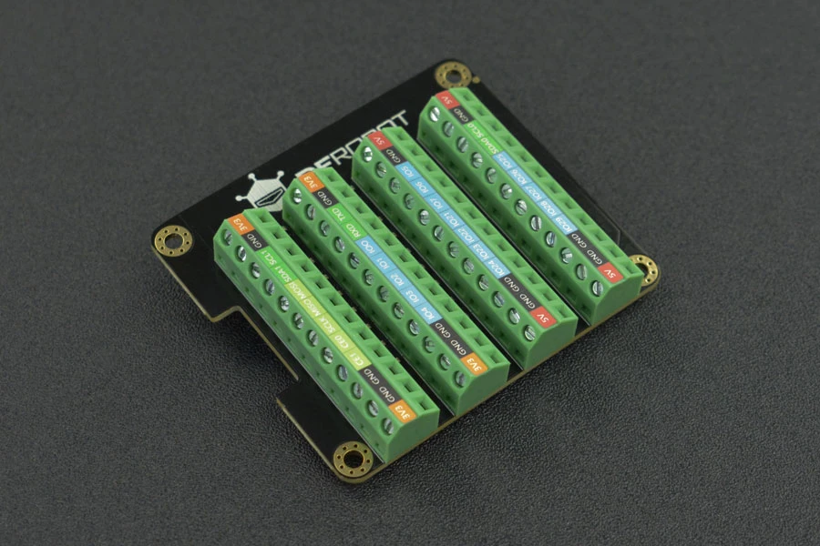 Raspberry Pi 4B GPIO Terminal Block HAT 1 Raspberry Pi 4B GPIO Terminal Block HAT