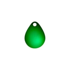 Weave Got Maille Green & Silver Smooth Mermaid Scales, Small (fifty)