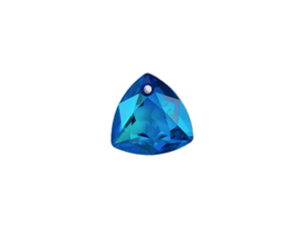 PRESTIGE 6434 14.5mm Trilliant Cut Pendant Crystal Bermuda Blue (3 Pieces) 2 PRESTIGE 6434 14.5mm Trilliant Cut Pendant Crystal Bermuda Blue (3 Pieces) - Image 2