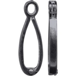 Gunmetal Donut Bail, Hinged, 16mm Inner Diameter (72 Pcs)