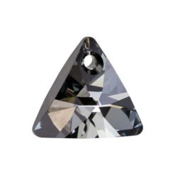 PRESTIGE 6628 16mm Mini Triangle Pendant Crystal Silver Night (6 Pieces)