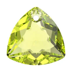 PRESTIGE 6434 14.5mm Trilliant Cut Pendant Crystal Iridescent Green (3 Pieces)